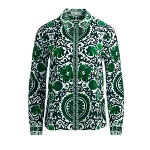 Alice + Olivia Willa Silk Blouse